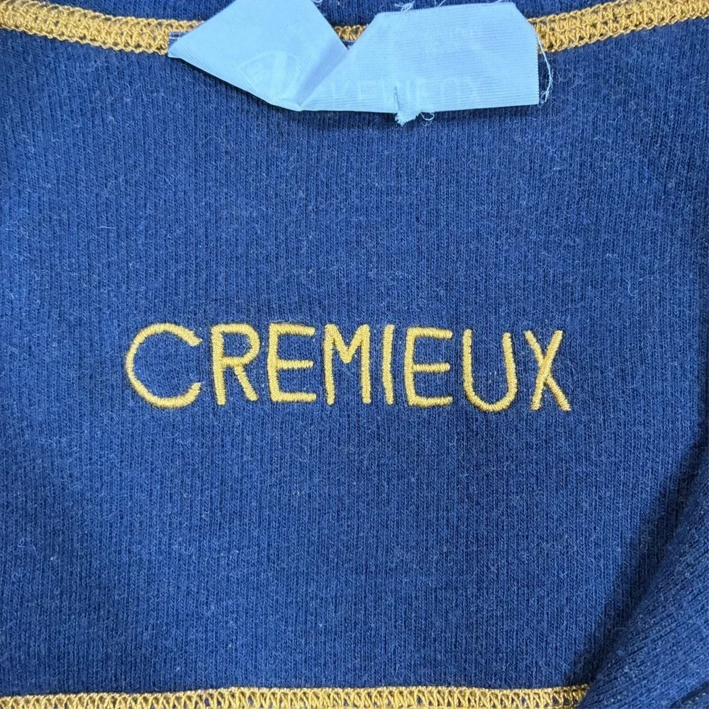 Cremieux Quarter Zip Sweater Mens Size XL Tan Elbow Patch Mock Neck Pullover